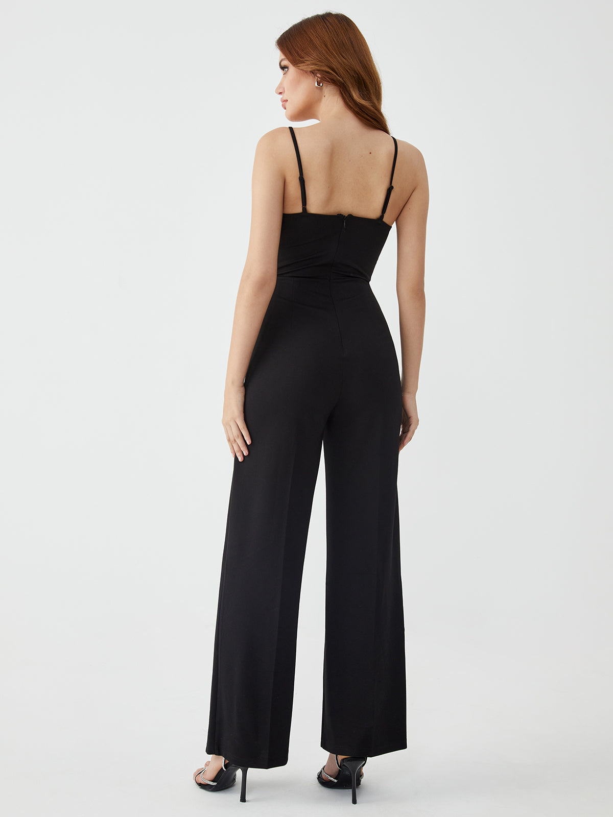 Cami Jumpsuit with Corset and Mesh