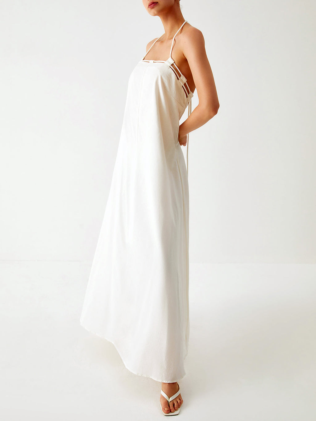 Cotton & Linen Cami Maxi Dress