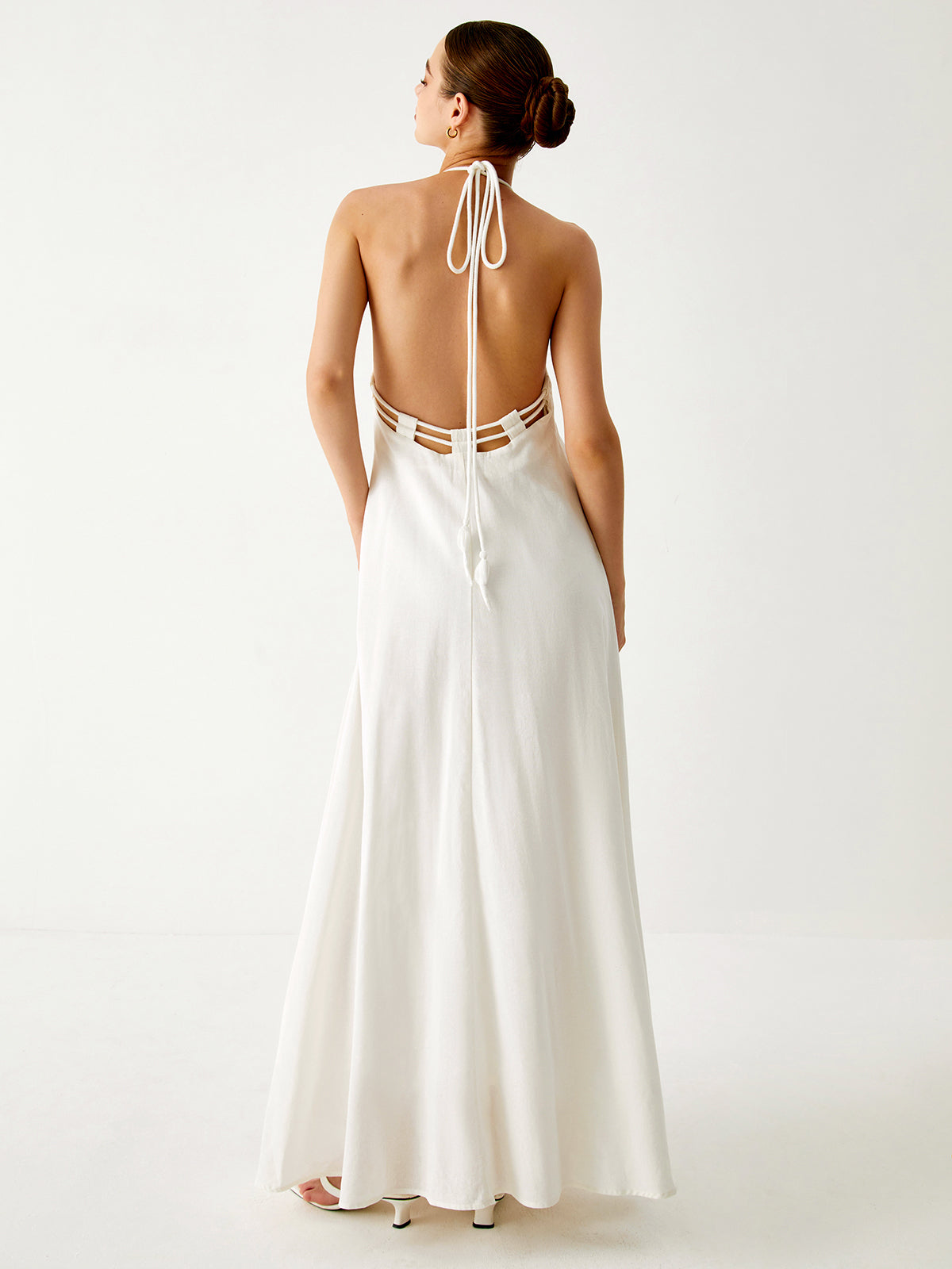 Cotton & Linen Cami Maxi Dress