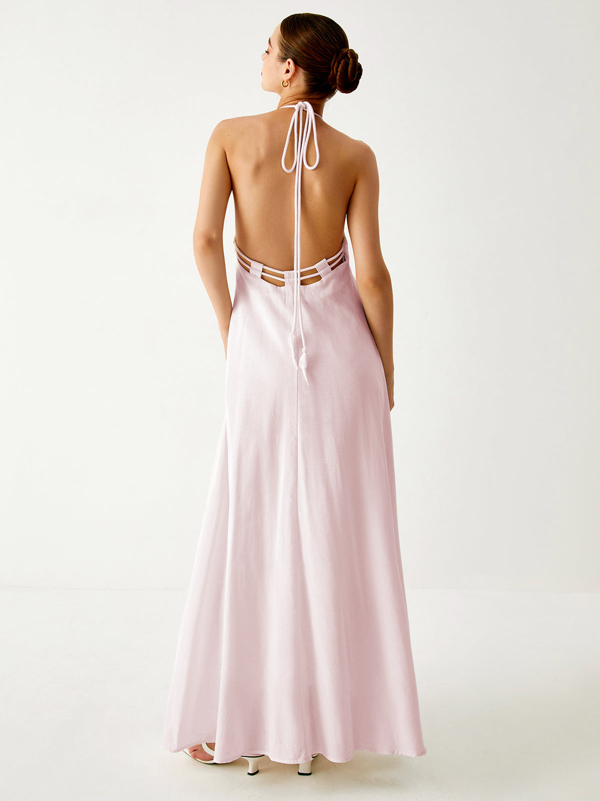 Cotton & Linen Cami Maxi Dress